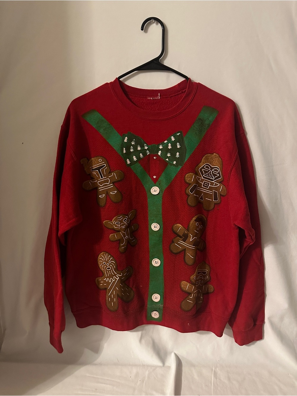 Men's Large Star Wars Holiday Faux Sweater